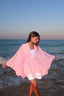 Coral poncho