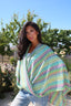 Rainbow crisscross top