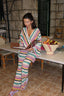 Golden hour striped set