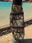 Pharaoh's Mosaic Skirt in Black