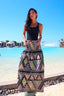 Pharaoh's Mosaic Skirt in Black