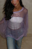 Berry Knit Studded off shoulder top