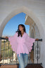 Baby pink poncho
