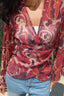 Ruby dust wrap top