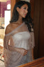 Chocolate knit studded off shoulder top