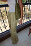Mustard Indian embroidered linen pants