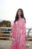 Strawberry swirl poncho