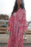 Strawberry swirl poncho