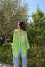 Green apple criss cross top