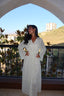 White orchid dress