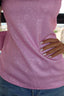 sparkly pink bandeau top