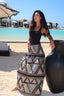 Pharaoh's Mosaic Skirt in Black
