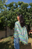 Rainbow crisscross top