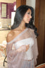 Chocolate knit studded off shoulder top