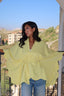 Butter yellow poncho
