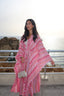 Strawberry swirl poncho