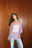 Berry Knit Studded off shoulder top