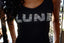 Black lune embroidered tanktop