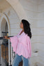 Baby pink poncho