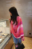 criss cross fuchsia top