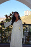White orchid dress