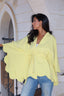 Butter yellow poncho