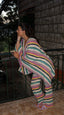 Golden hour striped set