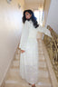 White orchid dress