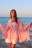 Coral poncho