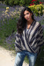 Navy shimmer criss cross