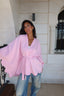 Baby pink poncho