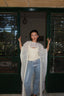 White orchid cape