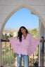 Baby pink poncho