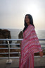 Strawberry swirl poncho