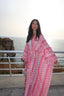 Strawberry swirl poncho