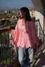 Coral poncho