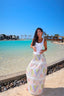 Pharaoh's Mosaic Skirt in White