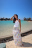 Pharaoh's Mosaic Skirt in White