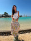Pharaoh's Mosaic Skirt in White
