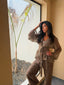 Layali Set in Brown