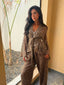 Layali Set in Brown