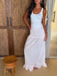 Linen Skirt Coverup in Rose