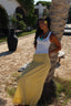 Linen Skirt Coverup in Yellow