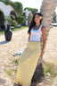 Linen Skirt Coverup in Yellow