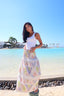 Pharaoh's Mosaic Skirt in White