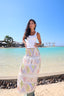 Pharaoh's Mosaic Skirt in White